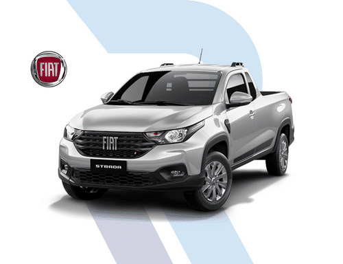 Carro por Assinatura Fiat Strada simples branca zero km